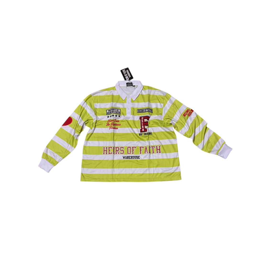 Heirs Of Faith Varsity Rugby Shirt – Signature Edition