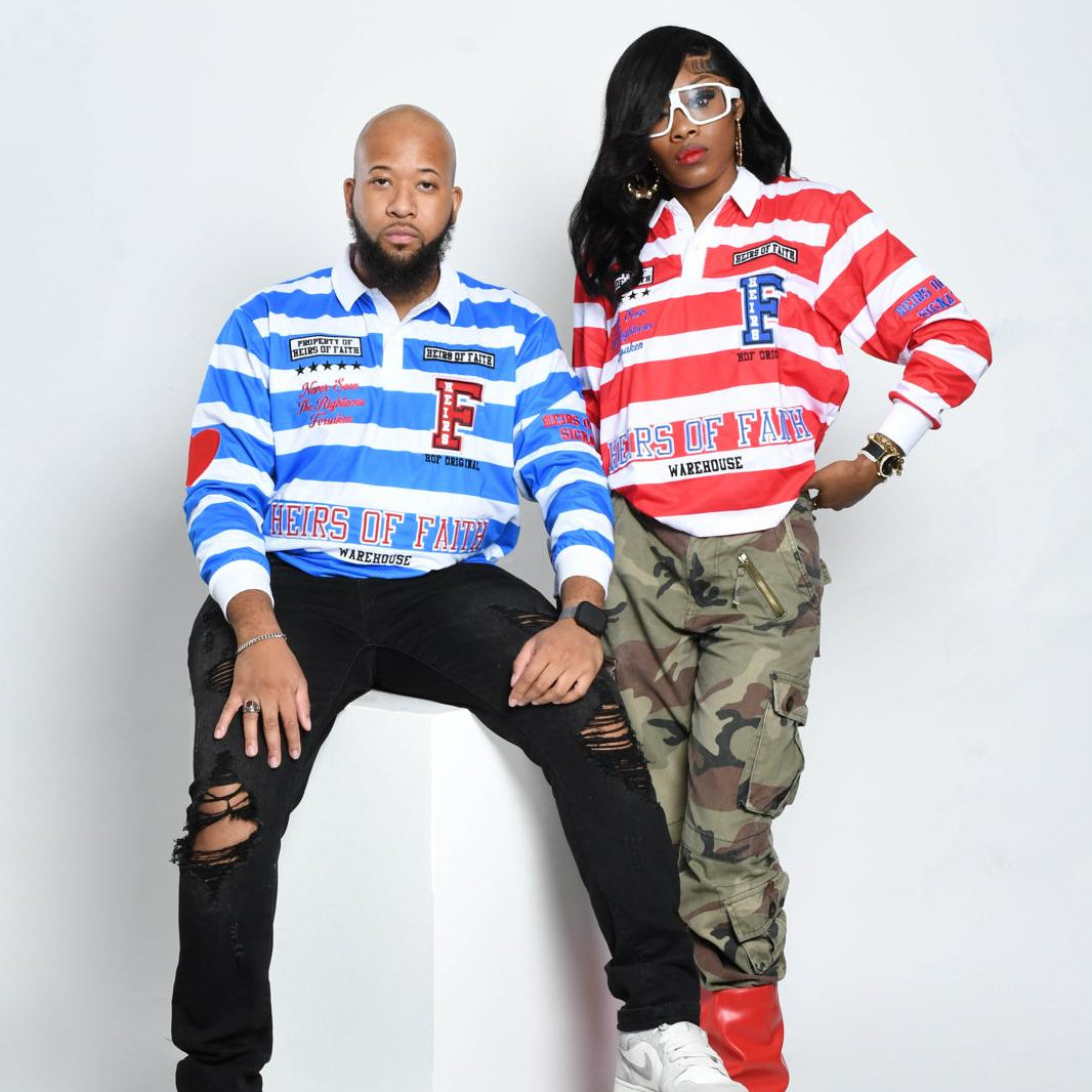Heirs Of Faith Varsity Rugby Shirt – Signature Edition